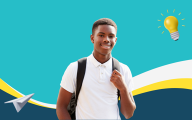Student smiling