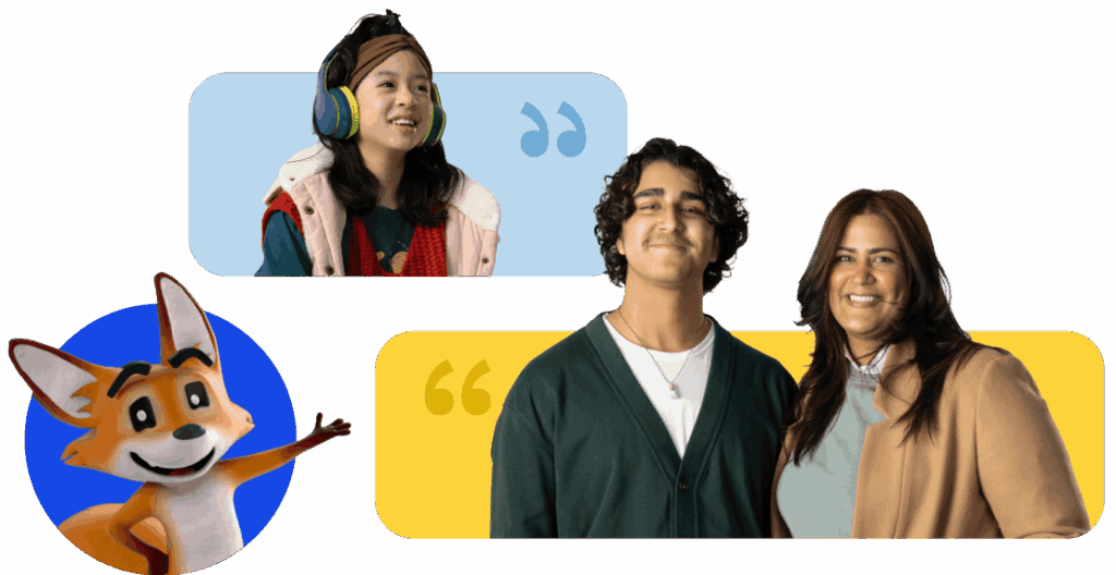 Students and strider fox